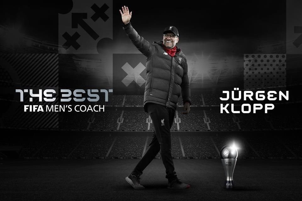 Klopp ganó el premio por segundo año consecutivo.