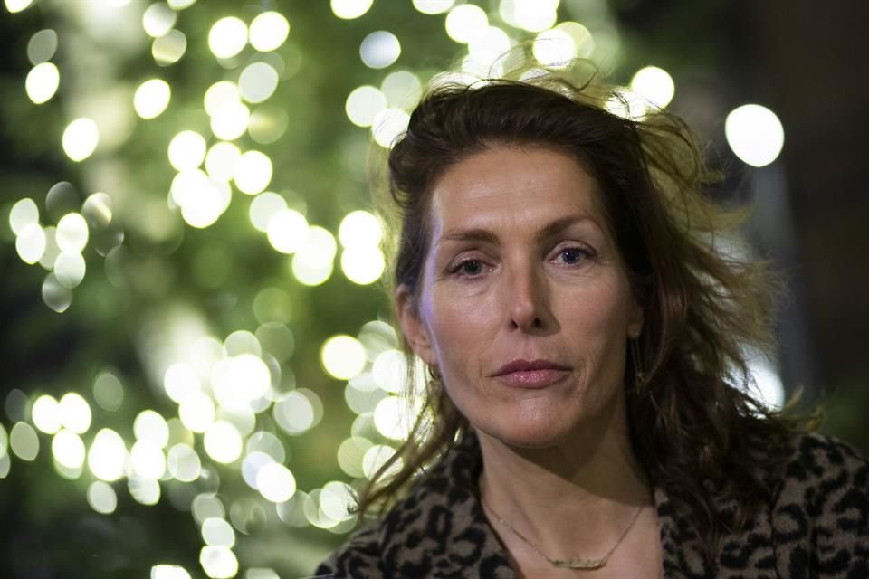 La ex modelo Thysia Huisman, que se encuentra entre las mujeres que acusaron a Jean-Luc Brunel de violación, posa para una foto en Ámsterdam, Países Bajos, el jueves 17 de diciembre de 2020.