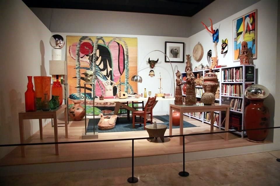 Aspectos de la exposición.