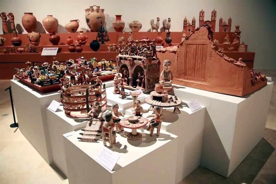 En el recinto se exhiben piezas hechas con barro, madera, piedra, metal, entre otros materiales.