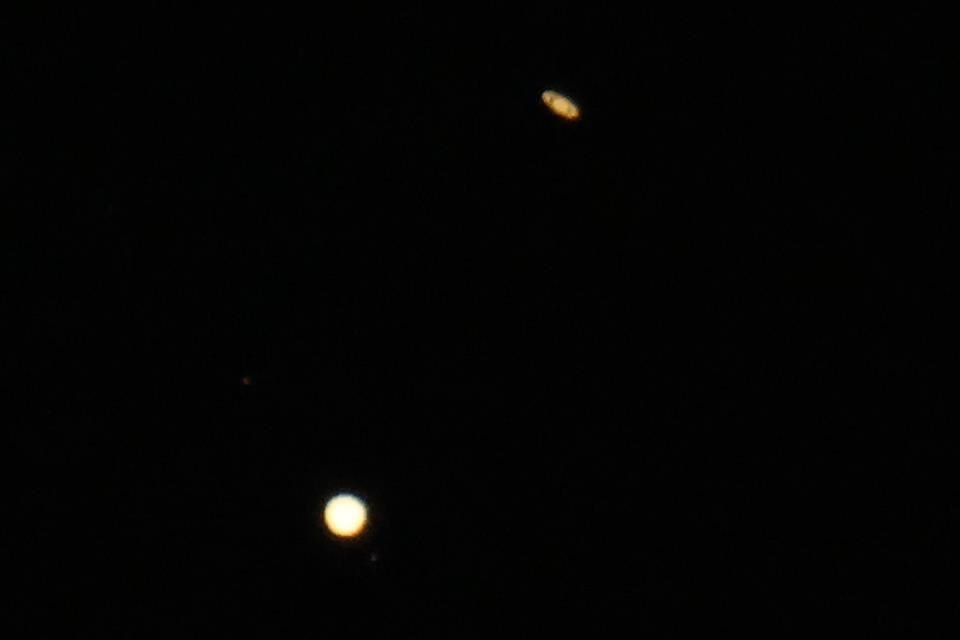 Júpiter y Saturno alcanzan hoy su punto de mayor proximidad.