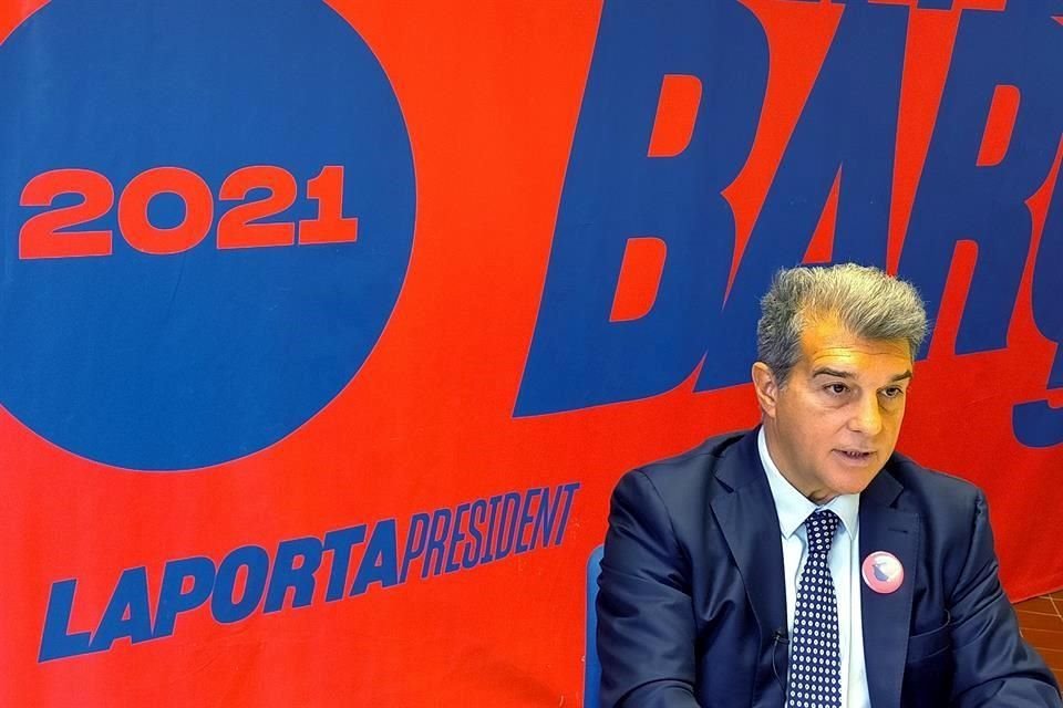 Joan Laporta busca ser presidente del Barcelona este 2021.