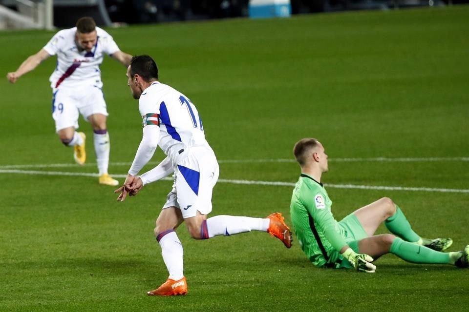 Kike García marcó el gol del Eibar.