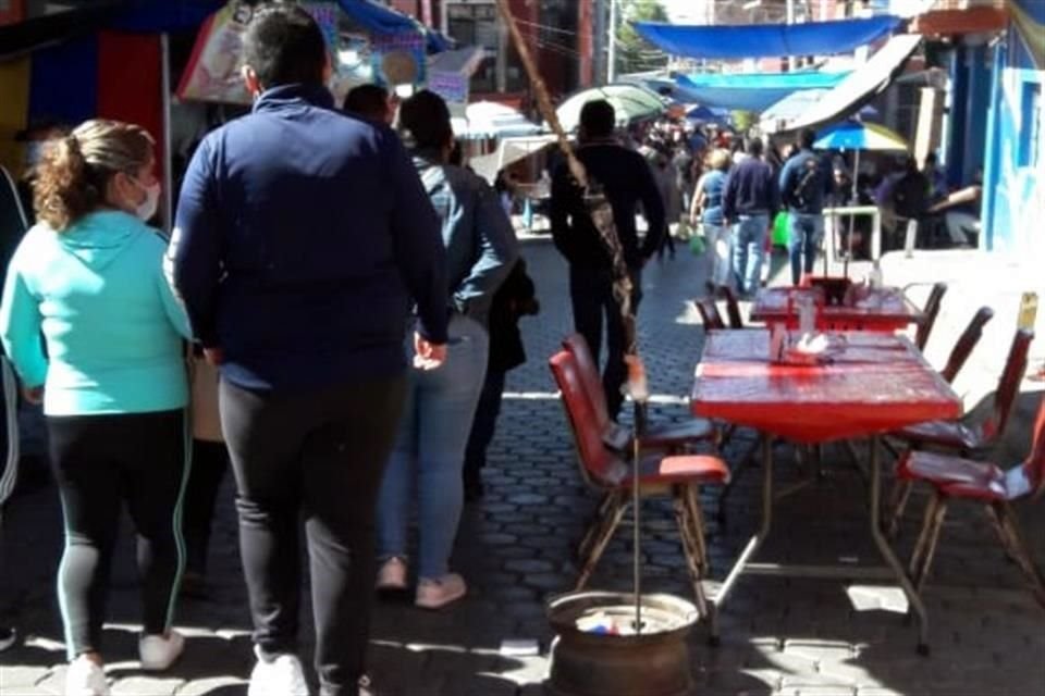 Pese a que los festejos religiosos ya están cancelados en la entidad, este fin de semana luce abarrotada.