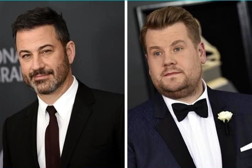 Jimmy Kimmel y James Corden vuelven a hacer sus shows en casa mientras Hollywood insta a detener filmaciones por la crisis sanitaria.