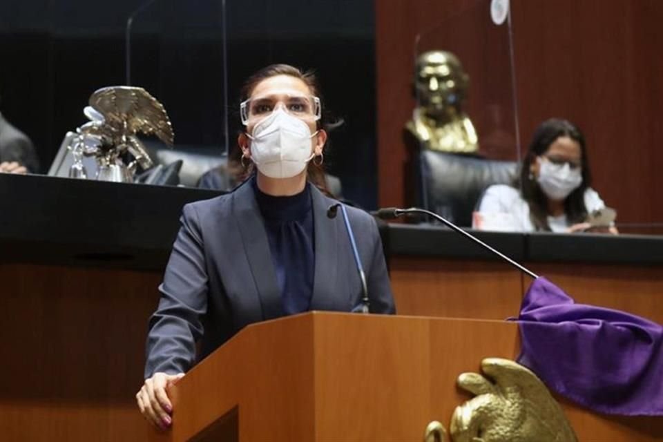 Kenia López Rabadán, senadora del PAN.