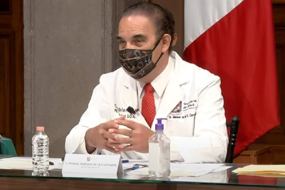 Manuel de la O, Secretario de Salud estatal.