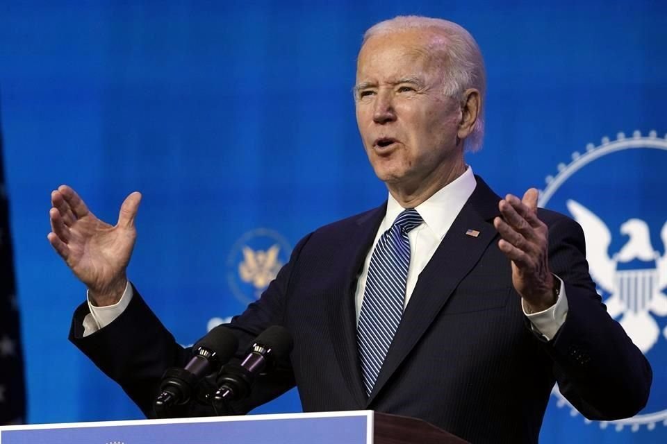 Joe Biden, Presidente electo de Estados Unidos.