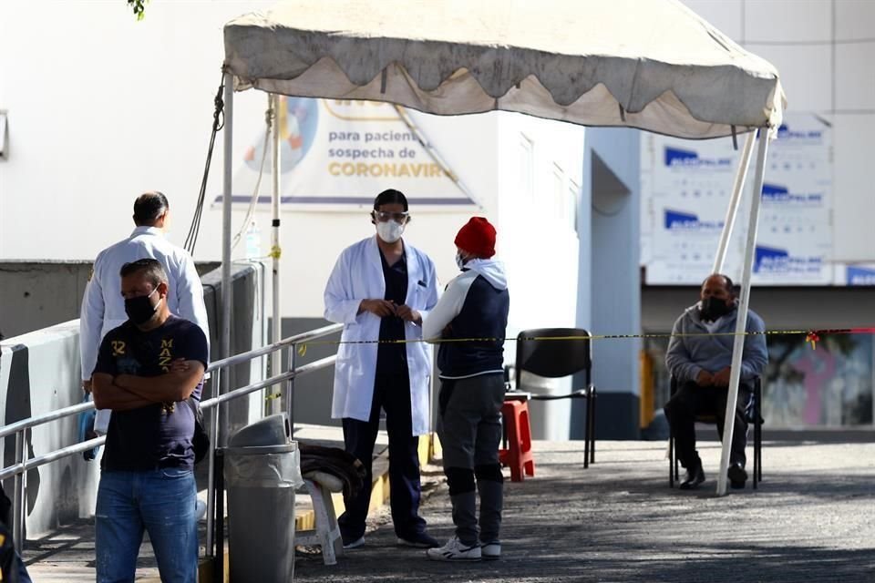 El Hospital Civil Juan I. Menchaca es uno de los que atiende a pacientes de Covid-19.