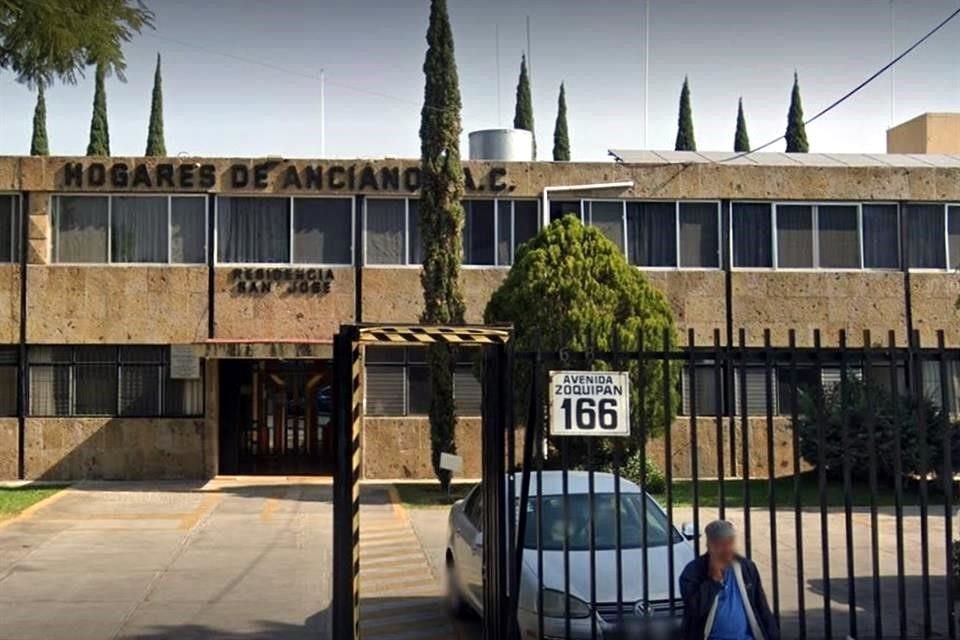Las muertes se registraron en este asilo de Zapopan.