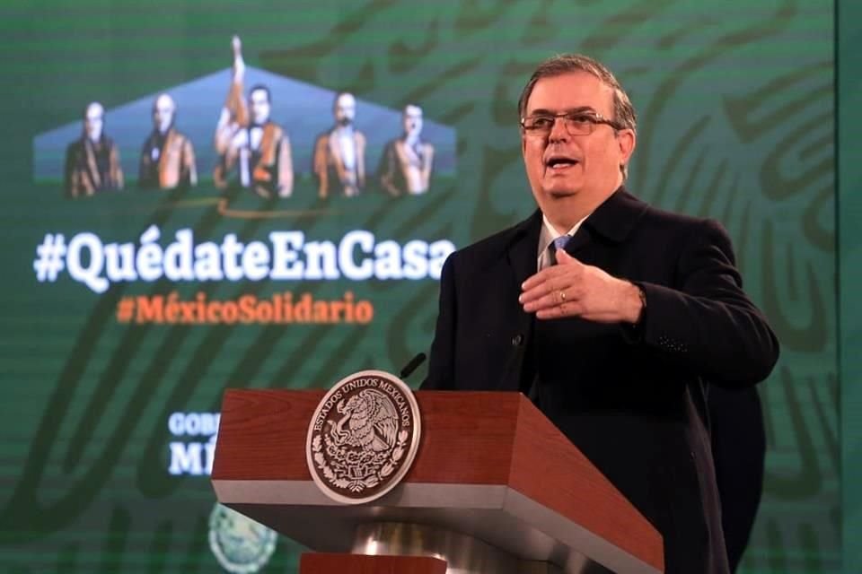 Canciller Marcelo Ebrard dijo sobre caso Cienfuegos que para que el Gobierno tenga credibilidad no es necesario contar con una condena.