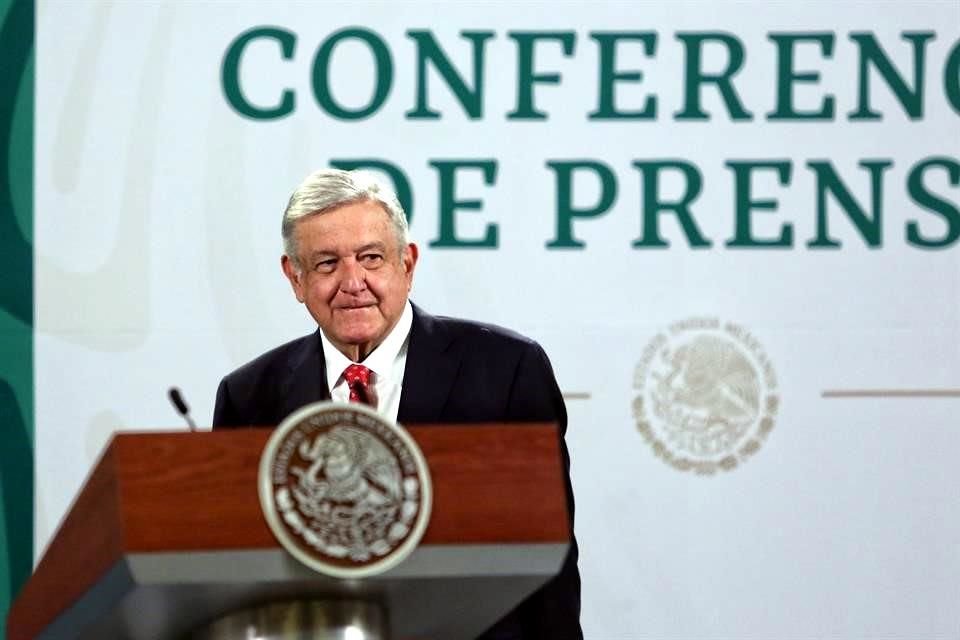 El Presidente López Obrador en su conferencia matutina de este 20 de enero.