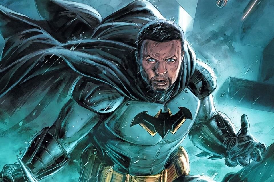 En 'Future State', se presenta a un Batman afroamericano interpretado por Tim Fox, hijo del encargado de la división tecnológica de Industrias Wayne, Lucius Fox.