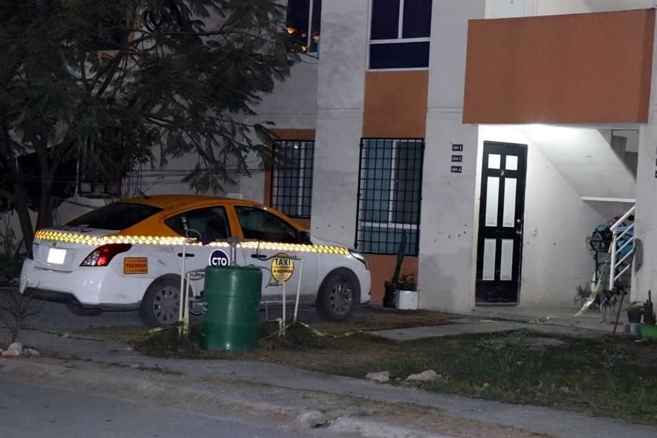 César Joel Contreras, presuntamente llegó a la casa de su novia en el taxi.