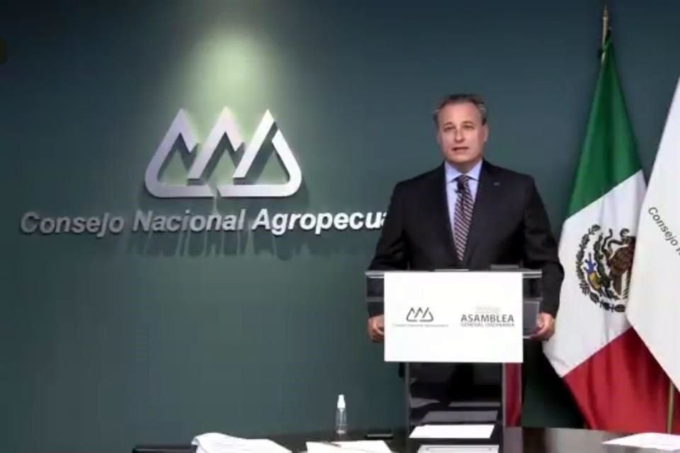 Juan Cortina Gallardo, presidente del Consejo Nacional Agropecuario.