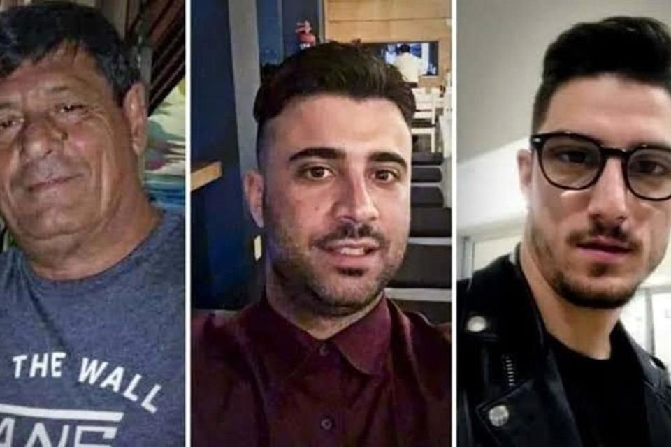 Raffaele Russo, Vincenzo Cimmino y Antonio Russo.