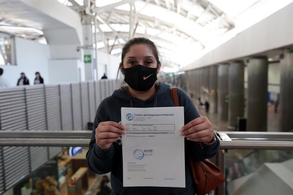 Estados Unidos exige la presentación de prueba PCR con resultado negativo a Covid-19 para permitir el ingreso a viajeros.