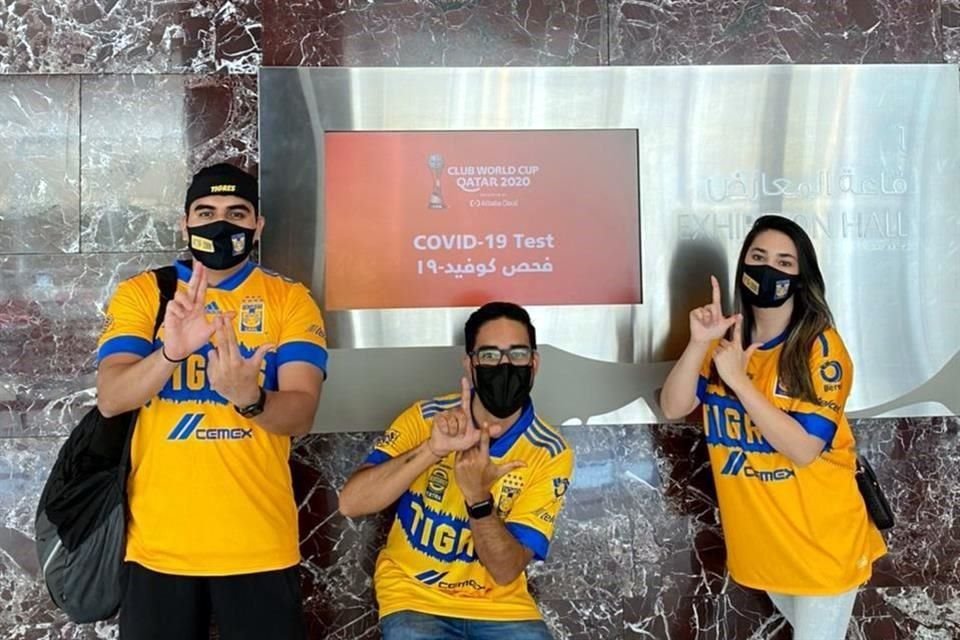 Aficionados mexicanos que apoyarán a los Tigres ya adquirieron su boleto para el partido.