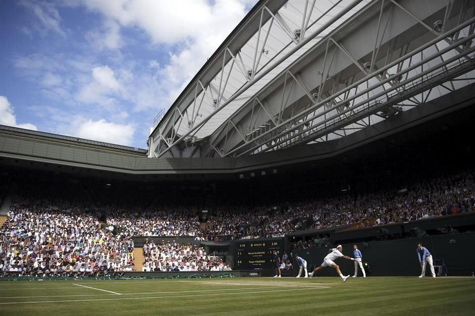 Wimbledon no se pudo jugar en 2020 por la pandemia.