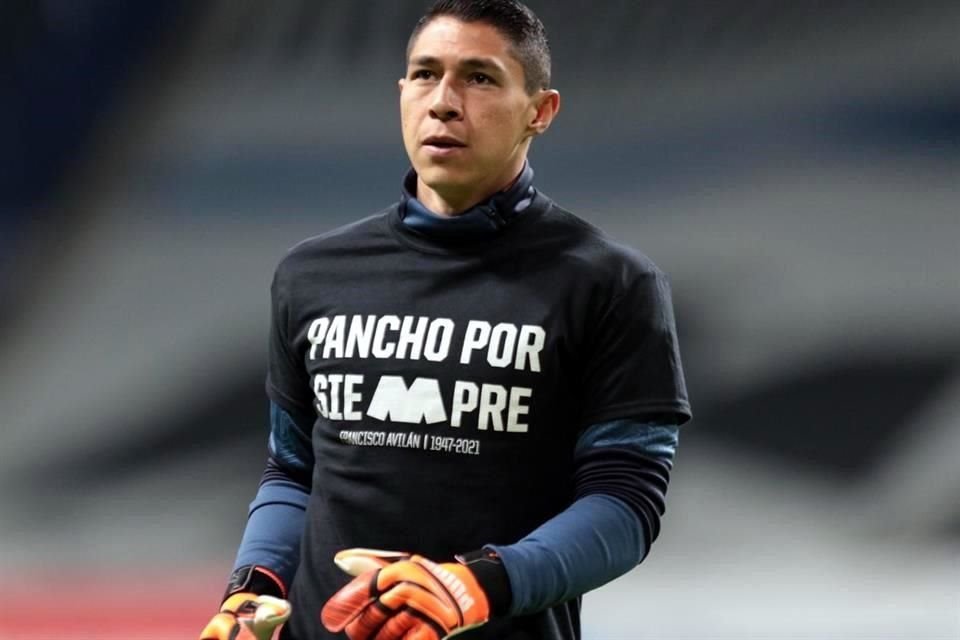 Todos los jugadores de Rayados portaron esta playera al calentar.