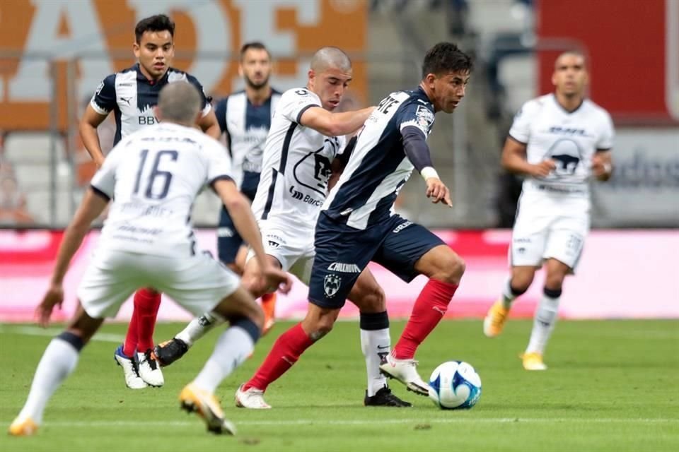 Monterrey se topó con un Pumas inofensivo.