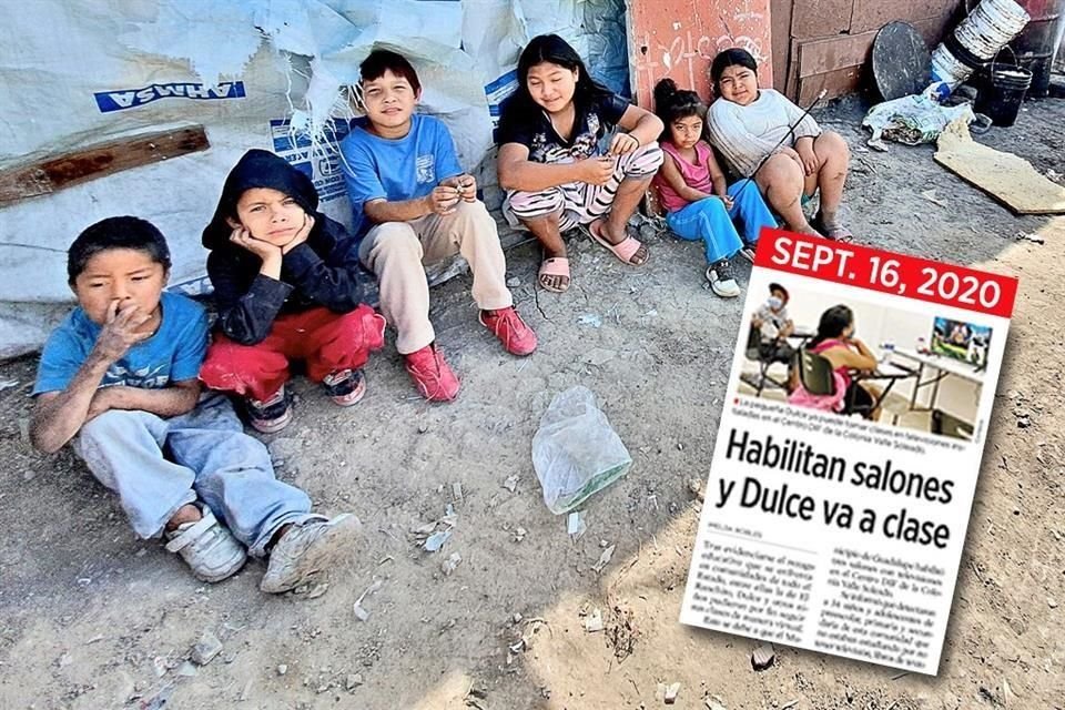 Niños de El Ranchito no cuentan con las herramientas o infraestructura para continuar con su educación.