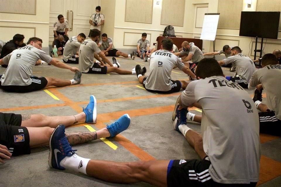 En el plantel auriazul se notó la confianza para enfrentar el choque ante los alemanes.