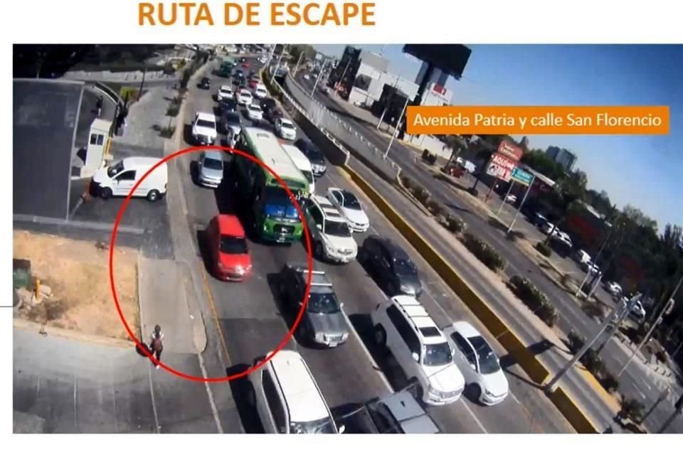 La Fiscalía presentó imágenes del C5 Escudo Urbano para mostrar la ruta de fuga de los criminales que participaron en la balacera en Los Otates, Real Acueducto, el 8 de febrero.