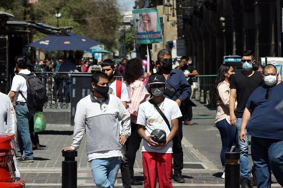 El centro de Guadalajara luci a reventar.