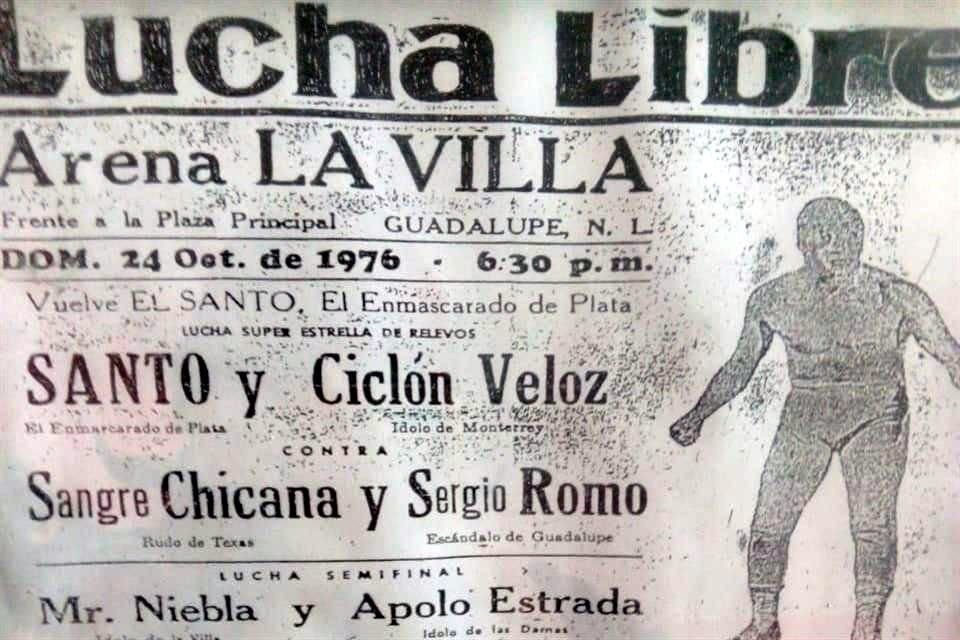 Romo llegó a compartir cartel con leyendas como El Santo.