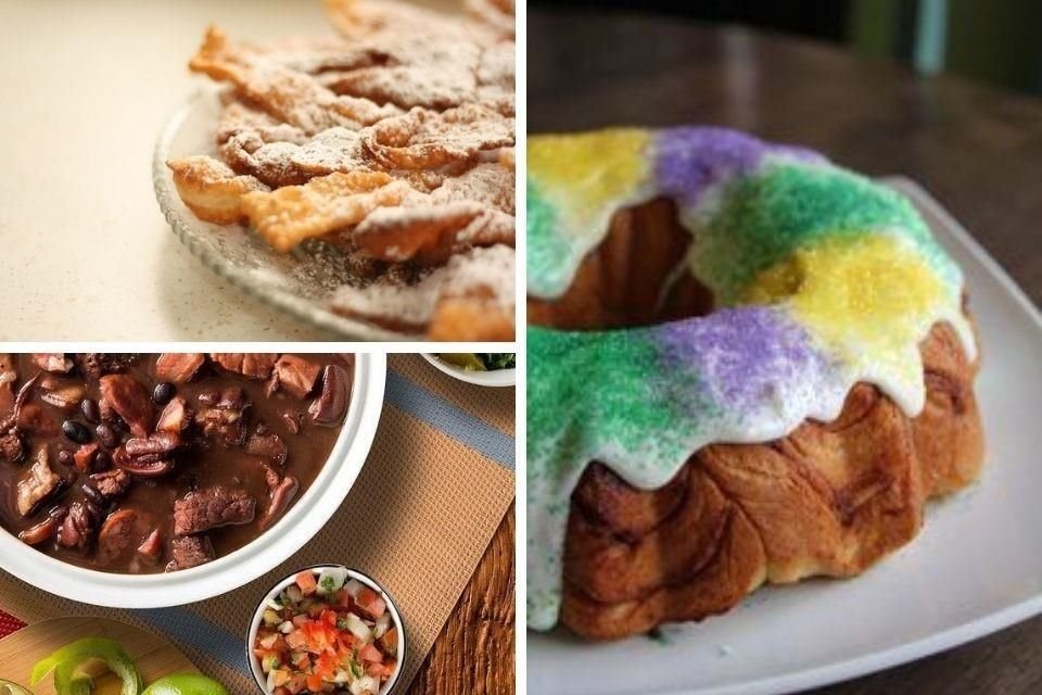 Platillos como chiacchiere, feijoada y rosca de reyes son típicos en entidades donde se celebran los carnavales más populares del mundo.