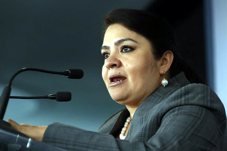 Nestora Salgado, senadora por Morena.