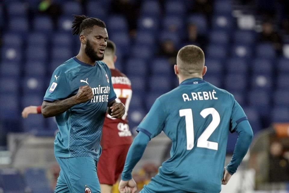 Franck Kessie y Ante Rebic fueron los responsables del triunfo de los rossoneros.