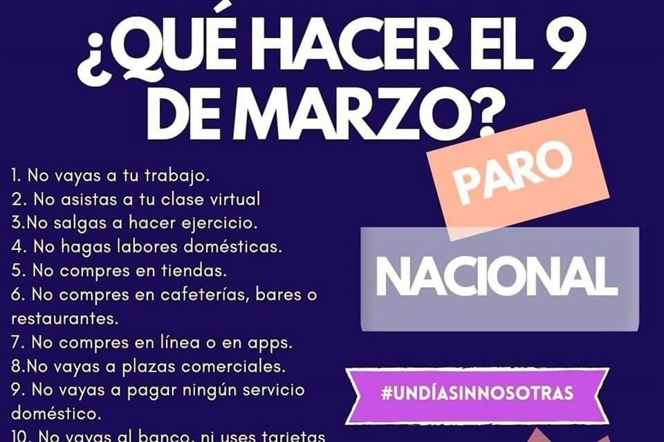 El año pasado la iniciativa surgió para visibilizar los problemas de desapariciones de mujeres y feminicidios.