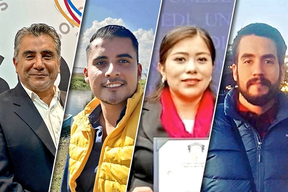 (De izq, a der,) Gonzalo Moreno Arévalo, Guillermo Moreno Rubio, Ana Míriam Moreno Arámbula y Gonzalo Adrián Moreno Sapien