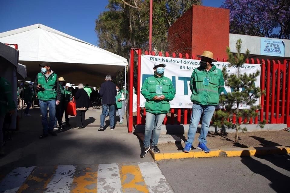 Las unidades de vacunación están en la UAM Azcapotzalco y la Arena Ciudad de México.