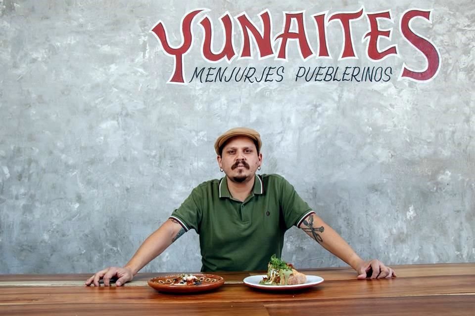 El chef Fabián Delgado, además de la cocina de Yunaites, dirige proyectos como palReal y Caligari.