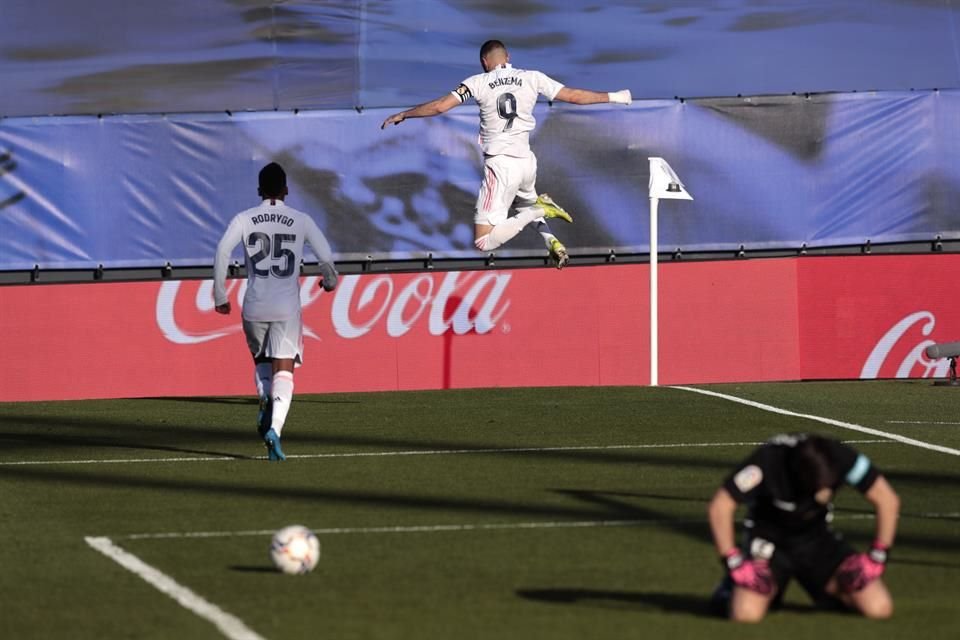El delantero francés márcó los dos goles del triunfo.