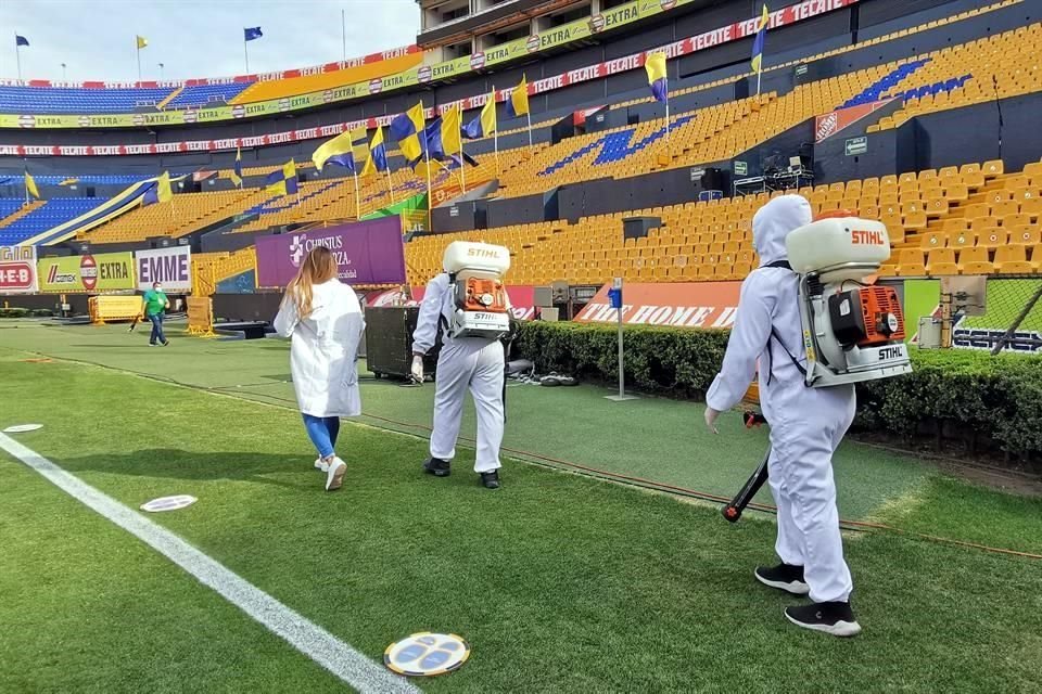 Los protocolos sanitarios no cesan en la Liga MX.
