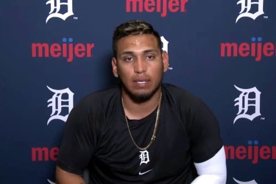Isaac Paredes va por su segunda temporada con los Tigres de Detroit.