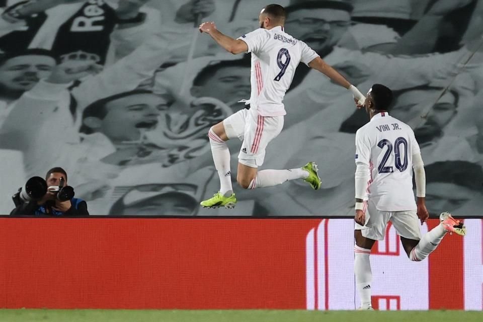 Benzema sigue con la buena racha de goles.