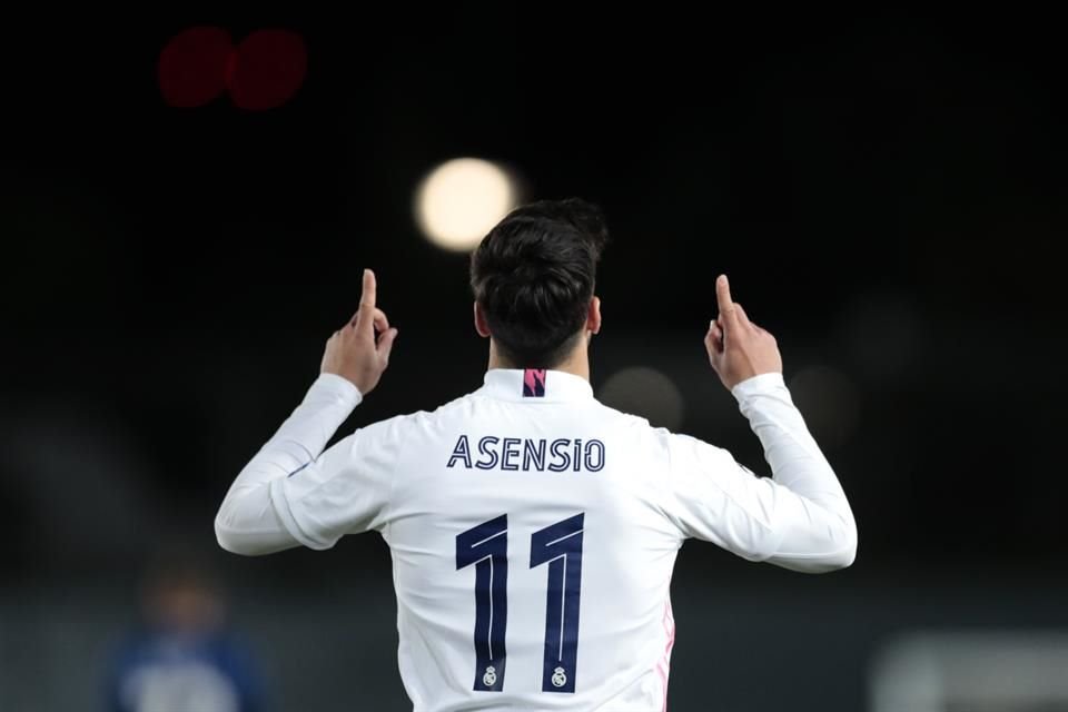 Asensio puso el último tanto del marcador en Madrid.