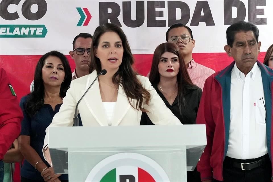 Laura Haro, presidenta del PRI Jalisco.