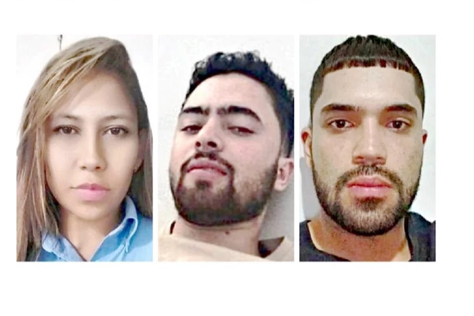Maryeline Ramos, Alexander Sepúlveda y Julián Andrés Sepúlveda.