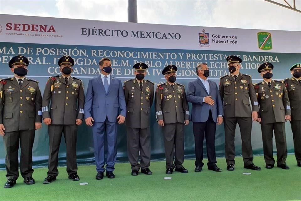 Al evento acudieron los Gobernadores de Nuevo León y Tamaulipas.