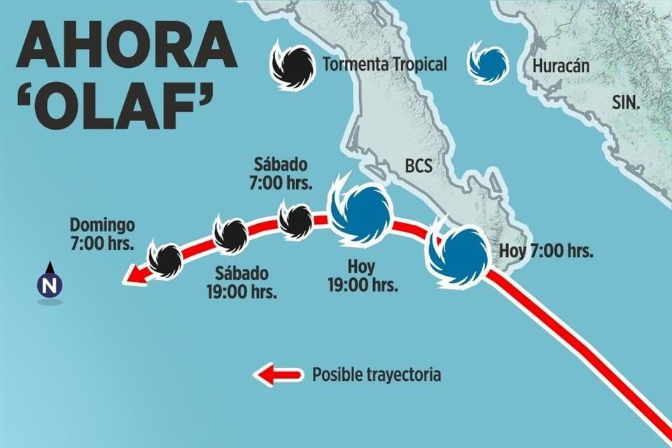 Los efectos del huracán categoría 2 en Los Cabos tenían bajo el agua casas, autos y hasta la clínica 6 del IMSS, que pudo ser evacuada a tiempo.