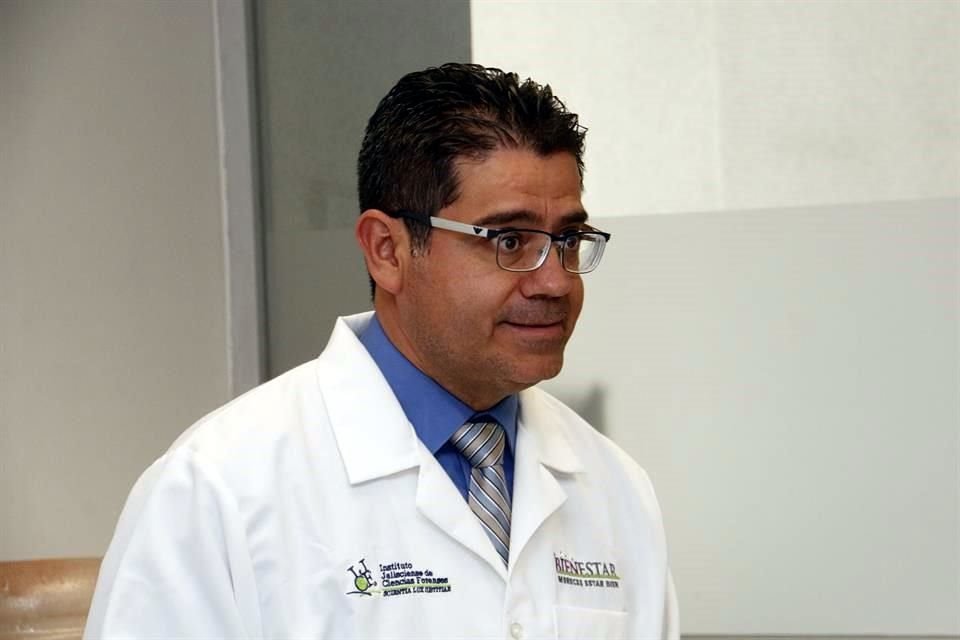 Eduardo Mota Fonseca, ex Director del Semefo en el Instituto Jalisciense de Ciencias Forenses.
