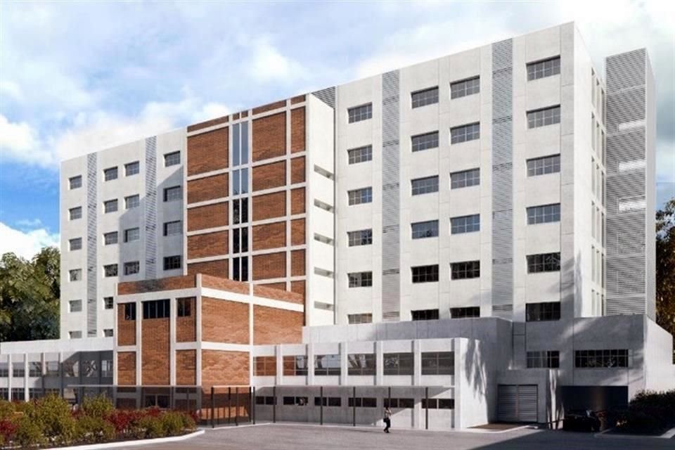 Rénder del nuevo Hospital General Dr. Manuel Gea González.