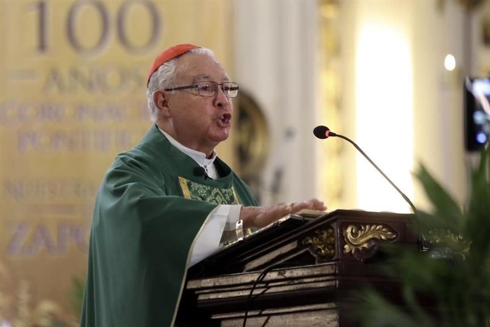 El Cardenal pidió promover la congregación llamada 'A favor de la mujer y de la vida', que tendrá lugar el domingo 3 de octubre en Ciudad de México.