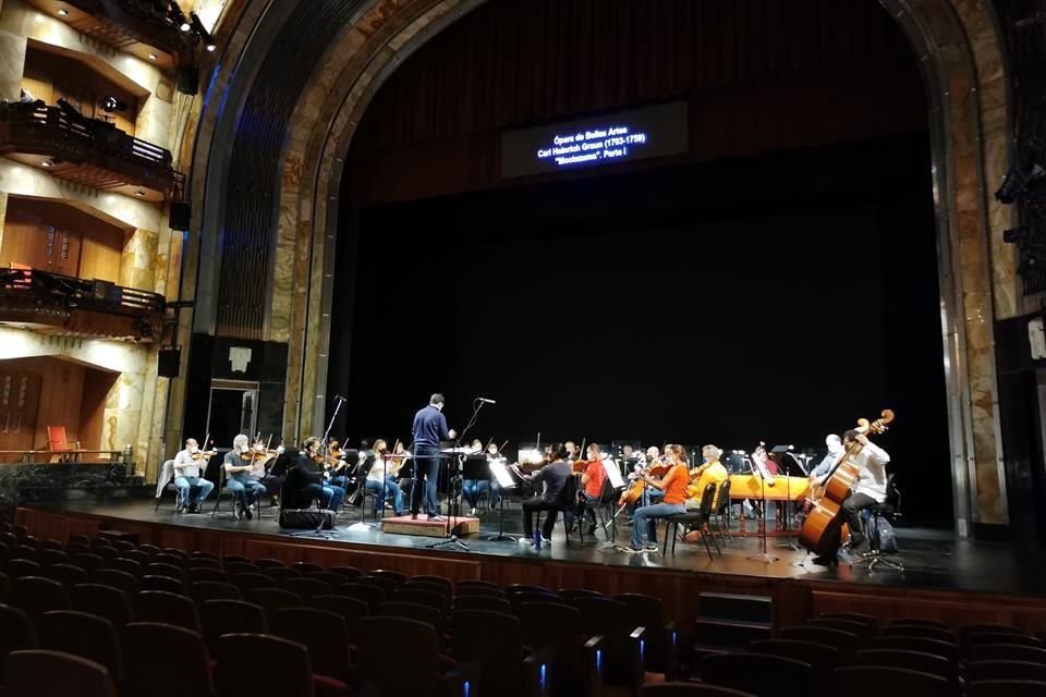 La ópera 'Montezuma', de Carl Heinrich Graun, ofrecerá cuatro funciones en el Palacio de Bellas Artes a partir del jueves.